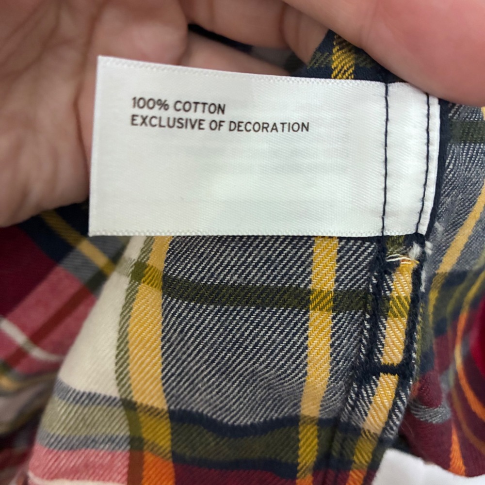 Duluth Trading Co Womens XL Flannel Shirt Red Plaid NWT Western Country Camping - Picture 7 of 9